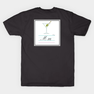 Martini Queer Alphabet Cards T-Shirt